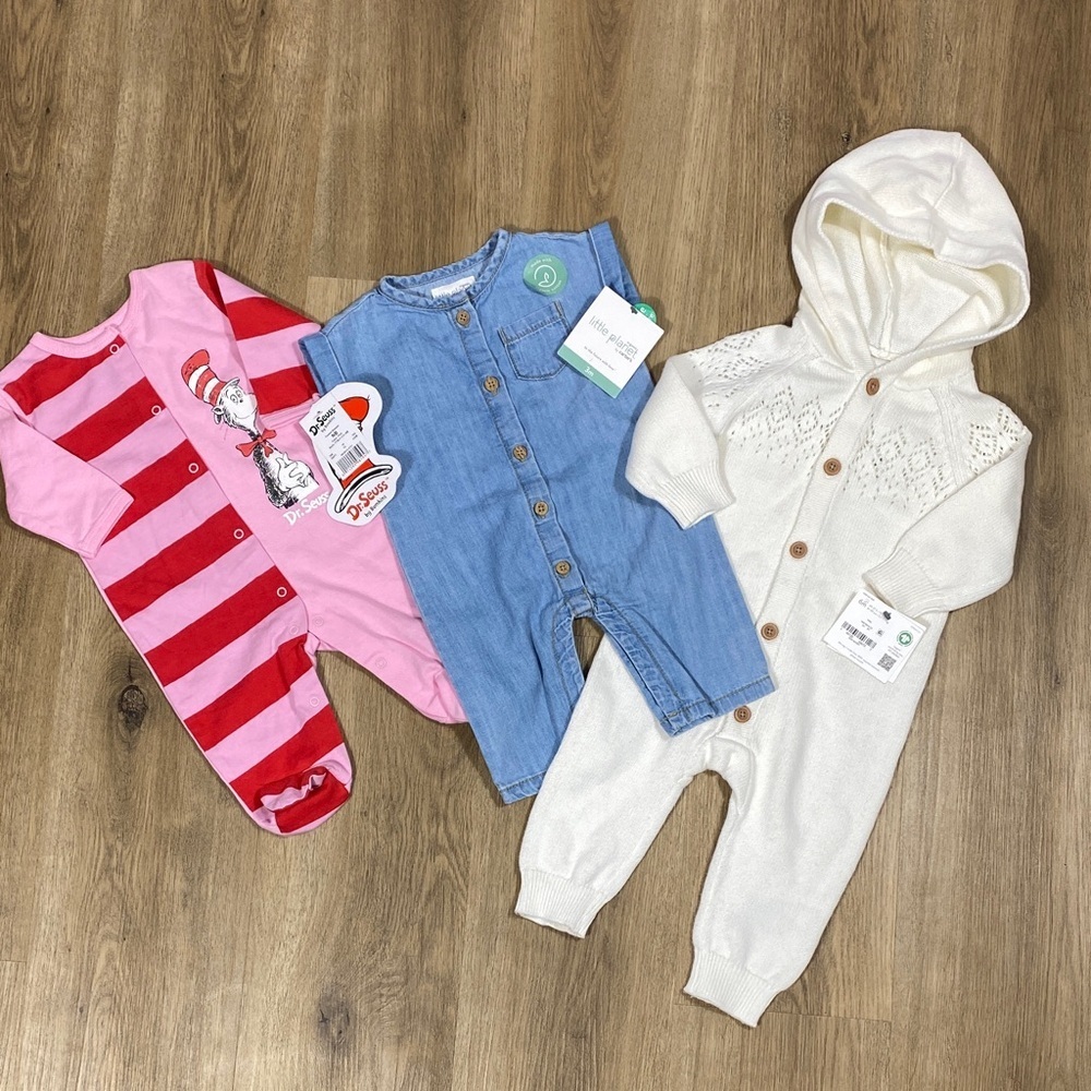 Carters Organic Little Planet Baby bundle Newborn - 6 Mo. New with Tags